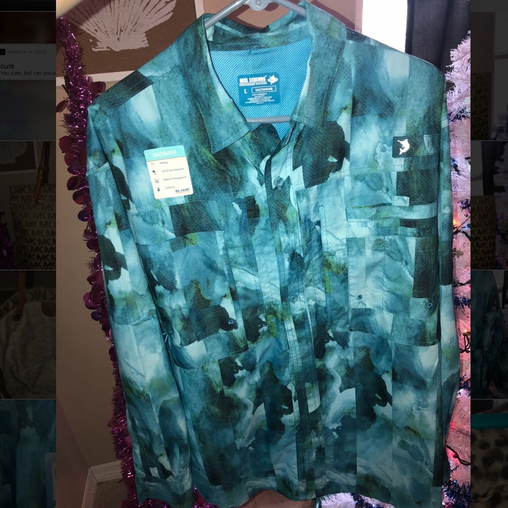 Men’s Reel Legends Fishing Shirt